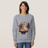 蒸し麺のブリス スウェットシャツ (正面フル)