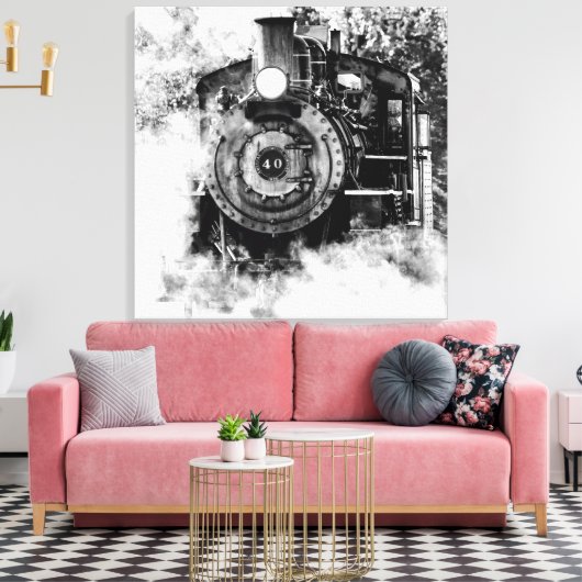 蒸し キャンバスプリント (インサイチュ (リビング))