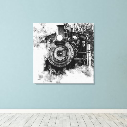 蒸し キャンバスプリント (インサイチュ (ウッドフロア))