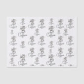 蒸気が振れるコーヒーカップ 薄葉紙 (正面)