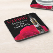 蒸気とバラの花 コースター (左側)