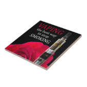 蒸気とバラの花 タイル (側面)