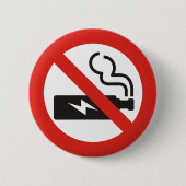 蒸気なし 缶バッジ (正面)