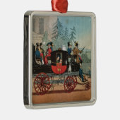 蒸気のコーチ メタルオーナメント (右)