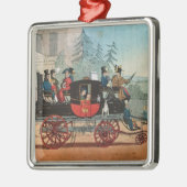 蒸気のコーチ メタルオーナメント (左)