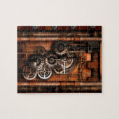 蒸気のパンクのギアおよびリベット ジグソーパズル (横)