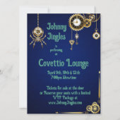 蒸気のパンク 招待状 (裏面)