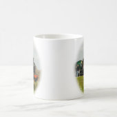 蒸気の列車のマグ モーフィングマグカップ (中央)