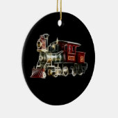 蒸気の列車の機関車 セラミックオーナメント (右)