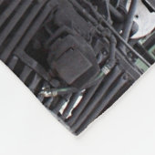 蒸気の列車エンジン: コロラド州、米国 フリースブランケット (角)