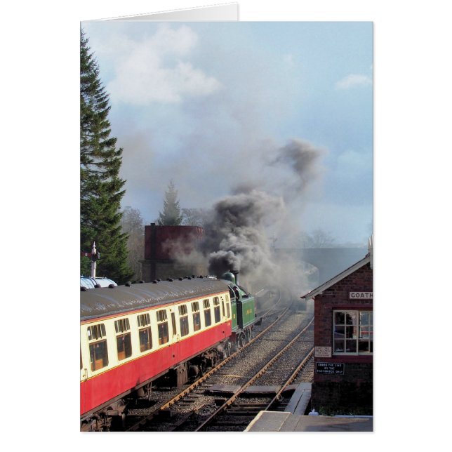 蒸気の列車 (正面)