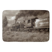 蒸気の列車25A-Eのイメージの選択 バスマット (正面)