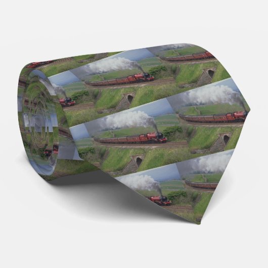 蒸気の列車 ネクタイ (ロール)