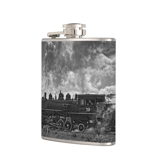 蒸気の列車 フラスク (左)