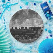 蒸気の列車 ペーパープレート (パーティー)