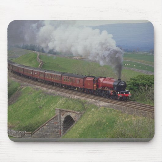 蒸気の列車 マウスパッド (正面)