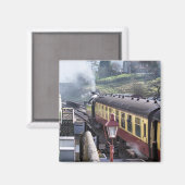 蒸気の列車 マグネット (正面/裏面)