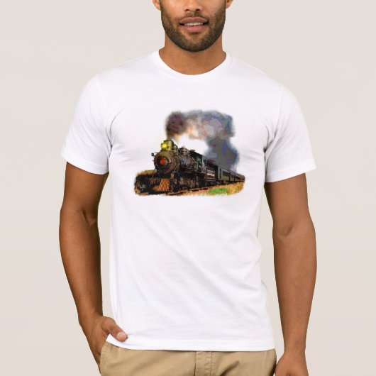蒸気の列車 Tシャツ (正面)