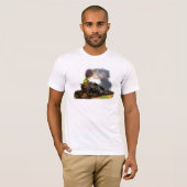 蒸気の列車 Tシャツ (正面フル)