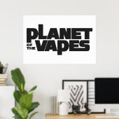 蒸気の惑星 ポスター (ホームオフィス)