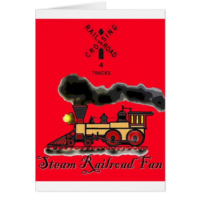 蒸気の鉄道ファン (正面)