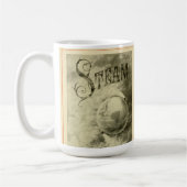 蒸気は世界1904年を走ります コーヒーマグカップ (左)