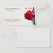 蒸気は最高のストップ喫煙 名刺 (正面/裏面)