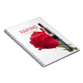 蒸気は最高の喫煙のストップ道 ノートブック (右側)