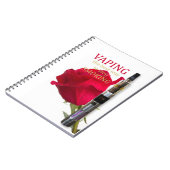 蒸気は最高の喫煙のストップ道 ノートブック (左側)