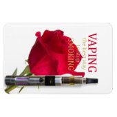 蒸気は最高の喫煙のストップ道 マグネット (横)