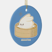 蒸気を発したパン セラミックオーナメント (右)