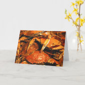 蒸気を発したメリーランドの懸命のカニ カード (黄色い花)