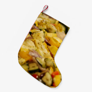 蒸気を発した野菜 スモールクリスマスストッキング
