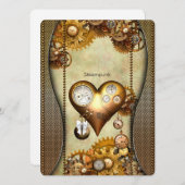 蒸気エレガントハート 招待状 (正面/裏面)