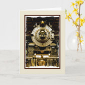 蒸気エンジンの井戸カードを取得 カード (黄色い花)