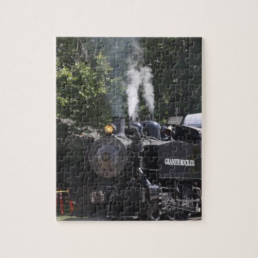 蒸気エンジンの列車ジグソーパズル ジグソーパズル (縦)