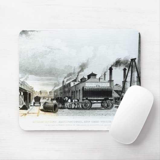 蒸気エンジンの製造所および鉄の仕事 マウスパッド (マウス)
