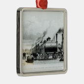 蒸気エンジンの製造所および鉄の仕事 メタルオーナメント (右)