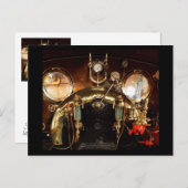 蒸気エンジンキャブ ポストカード (正面/裏面)