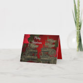 蒸気エンジンファームトラクタ牽引エンジン1889 シーズンカード (正面)