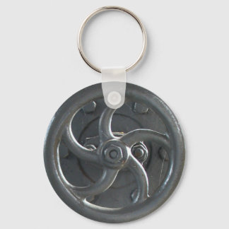 蒸気エンジン圧力調整ホイールキーチェーン キーホルダー