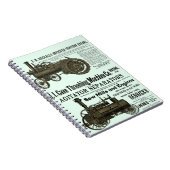 蒸気エンジン牽引エンジンファームトラクタファーム ノートブック (右側)