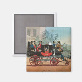 蒸気コーチ マグネット (正面/裏面)