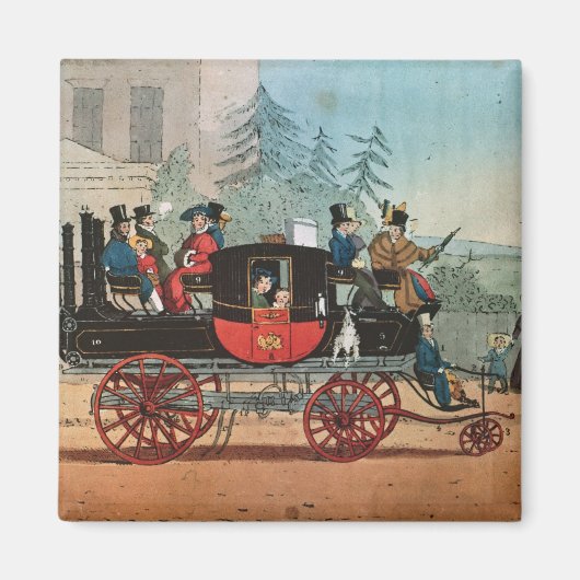 蒸気コーチ マグネット (正面)