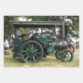 蒸気トラクションエンジン ラッピングペーパーシート (正面3)