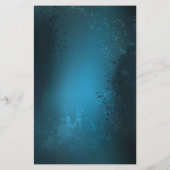 蒸気パンクターコイズの背景（歯車付き） チラシ (裏面)