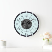 蒸気パンク24時間 ラージ壁時計 (ホーム)