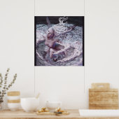 蒸気ポスター(四角形) ポスター (キッチン)