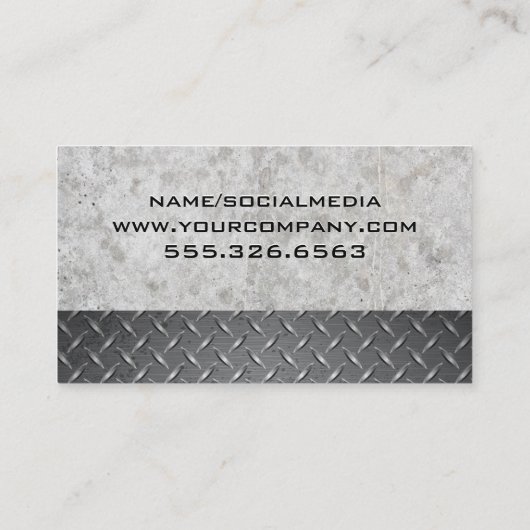 蒸気ローラー |建築車 名刺 (裏面)