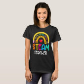 蒸気先生スクワッドチームクルー新学期ステム Tシャツ (正面フル)